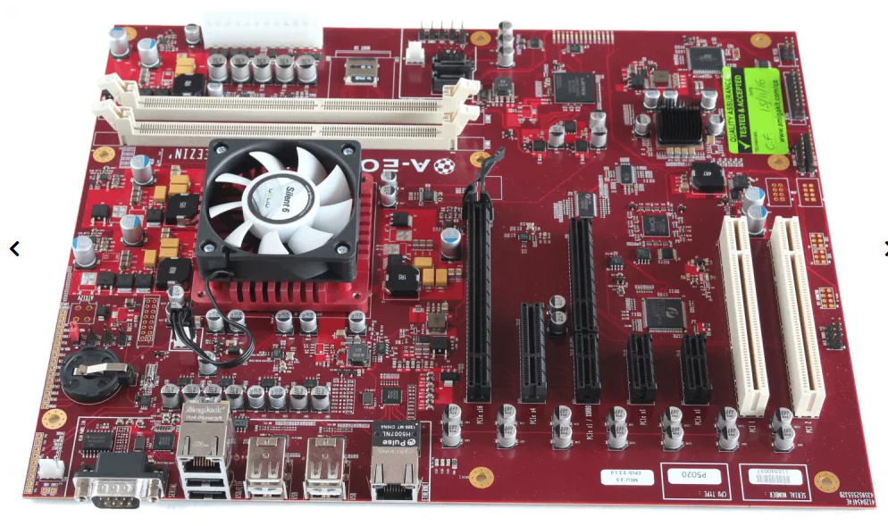 Carte mère AmigaONE X5000 Cyrus+ – vue détaillée
