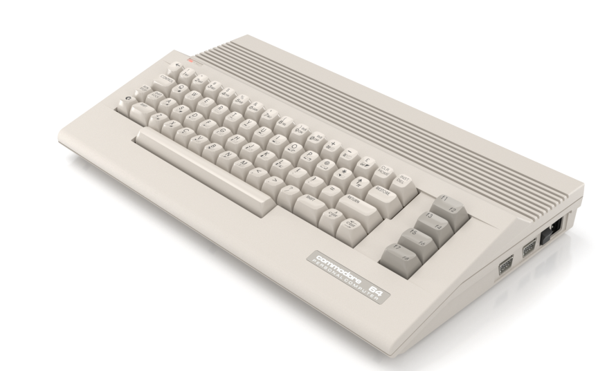 Commodore 64 Ultimate Basic Beige — vue de profil